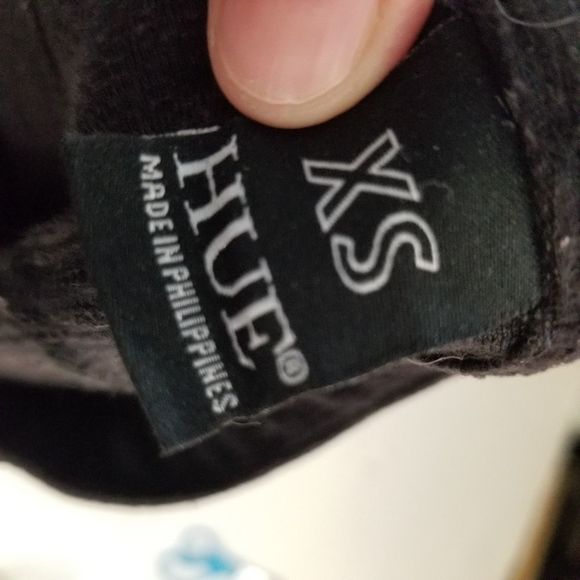 Hue XS stretchy Black corduroy pants - Picture 2 of 11